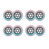 JHKJ Inline Wheels Replacement Wheels 90MM 100MM 110MM Big Wheel Professional Speed Inline Hardness 85A 8-Pack Pink,110mm view 1