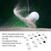 9Pcs Golf Head Cover Club Iron Putter Head Protector Set PU Waterproof Golf Club Head Cover for Right Left Handed Golfer Lovers(White) view 3