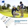 9Pcs Golf Head Cover Club Iron Putter Head Protector Set PU Waterproof Golf Club Head Cover for Right Left Handed Golfer Lovers(White) view 4