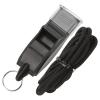 Whistle Plastic Sports Whistles with Lanyard & Cap Loud Crisp Sound Whistle Perfect for Coaches, Referees, and Officials Black Train Whistle Safety Whistle Emergency Football Whistle view 1