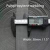 Polypropylene Webbing 1.5 inch - Heavy Poly Strap for Bags, Gear Repair, Pet Collars, DIY Crafts, Luggage/Cargo Strapping view 2