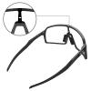 Glintbay 2 Pcs Frame Wickets Replacement for Oakley Sutro OO9406 | Sutro Asian Fit OO9406A | Sutro S OO9462 Sunglass - Black & Gold view 3