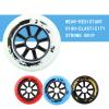 JHKJ Hardness 85A Inline WheeIs for Inline Replacement Wheels for Big Wheel Professional Speed Replacement Wheels 90mm 100mm 110mm,Blue,90mm view 3