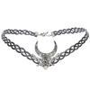 CoTeeZa Fairy Crown Viking Moon Circlet - Medieval Retro Handmade Braid Headwear for Men Women, Renaissance Festival Costume Halloween Cosplay Party, Celtic Princess Headdress view 1