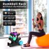 Leapiture 3 Tier Dumbbell Rack 20kg Load Dumbbell Stand Small Dumbbell Rack Dumbbell Holder Rack Equipment Weight Rack for Home Gym Workout view 2