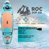 Roc Inflatable Stand Up Paddle Boards with Premium SUP Paddle Board Accessories, Wide Stable Design, Non-Slip Comfort Deck for Youth & Adults (Cloud) view 3