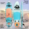 Roc Inflatable Stand Up Paddle Boards with Premium SUP Paddle Board Accessories, Wide Stable Design, Non-Slip Comfort Deck for Youth & Adults (Cloud) view 4