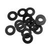 16pcs Black PVC Washers for Foosball Machines Table Accessories Durable Rod for Standard Rod Tables Protective and Elegant Design Essential Foosball Gear view 1