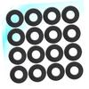 16pcs Black PVC Washers for Foosball Machines Table Accessories Durable Rod for Standard Rod Tables Protective and Elegant Design Essential Foosball Gear view 2