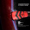 Exxact Sports Clash Boxing Gloves for Men, Durable Engineered Leather Mens Boxing Gloves with Padded Protection, Womens Boxing Gloves for MMA, Muay Thai & Sparring Gloves (Red/Black, 12 OZ) view 4