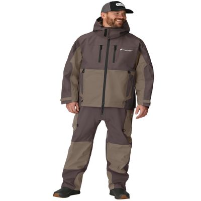 FROGG TOGGS Men's Pilot 2 Guide Waterproof Breathable Rain Jacket, Stone and Taupe, X-Large