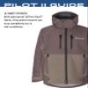 FROGG TOGGS Men's Pilot 2 Guide Waterproof Breathable Rain Jacket, Stone and Taupe, X-Large view 4