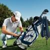 Hall Equipped EquipPro Golf Towel | Tour Size Premium Magnetic Microfiber Waffle Design, Center Cut Hanging Club Loop & Snap Button Bag Loop for Men and Women (The Classic) view 4