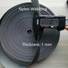 10 Yard Grey/Black Heavy Nylon Webbing Strap for Bags, Cargo/Luggage Strapping, Outdoor Climbing view 3