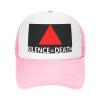 Action=Life Silence=Death Pride Flag Trucker Hats Sunshade and Sand Proof Durable Made of Polyester view 2
