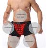 3 Packs Men Soft Underwear Energy Field Therapy Health Care Boxer Briefs Tourmaline Prostate Panty (Color : Black-3pcs, Size : Large) view 3