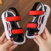 Boy Fashion Comfortable Beach Sandals With Soft Soles In Summer Hiking Shoes Kids (Red, 11 Little Child) view 2