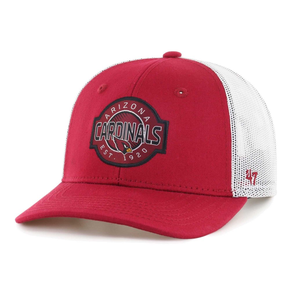47 Youth Cardinal/White Arizona Cardinals Scramble Adjustable Trucker Hat