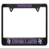 SFA Stephen F Austin State University Metal License Plate Frame (Black Mascot) view 1