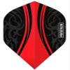 US Darts 3 Sets (9 Flights) Pentathlon RED/Black Standard Dart Flights - 100 Micron - Ex-Tough view 1