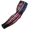 B-Driven Premium Pro-Fit Sports Compression Arm Sleeve (Single) Patriotic Designs Baseball Arm Sleeves - Men Women Youth