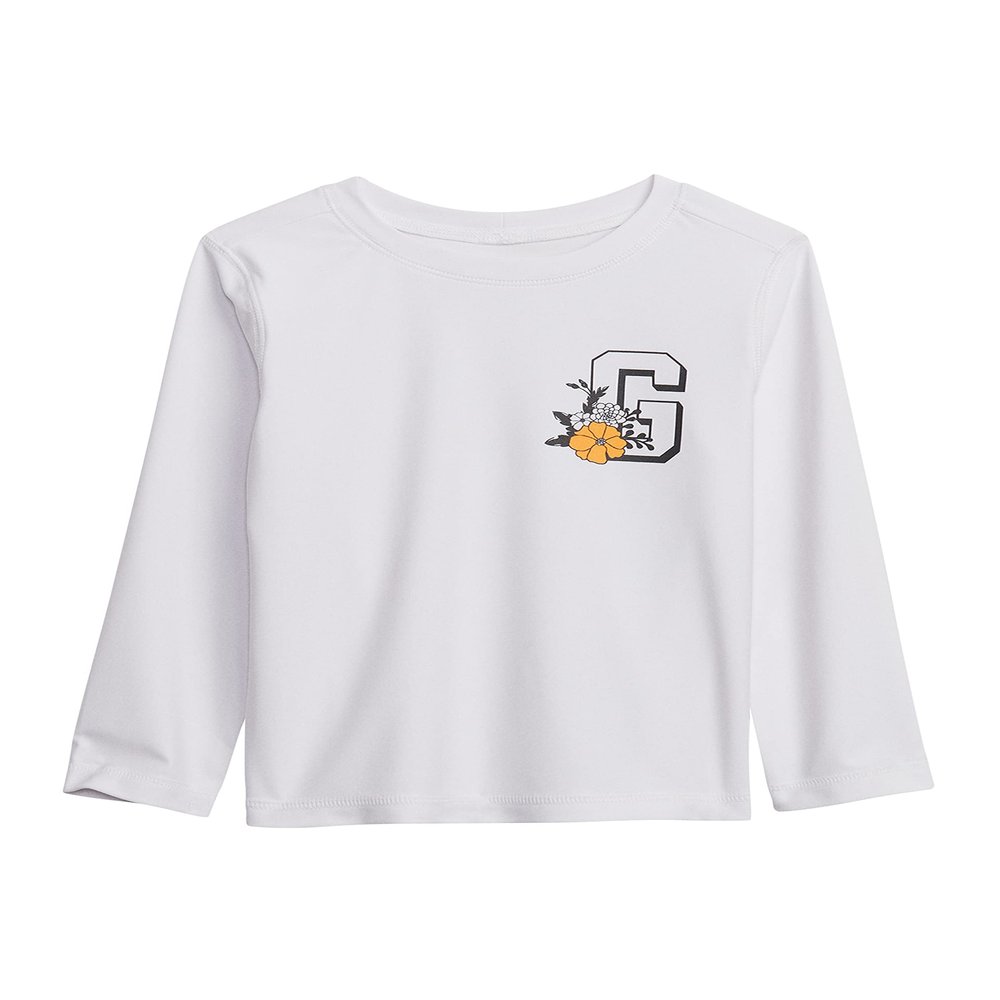 GAP Boys Long Sleeve Rashguard Optic White L