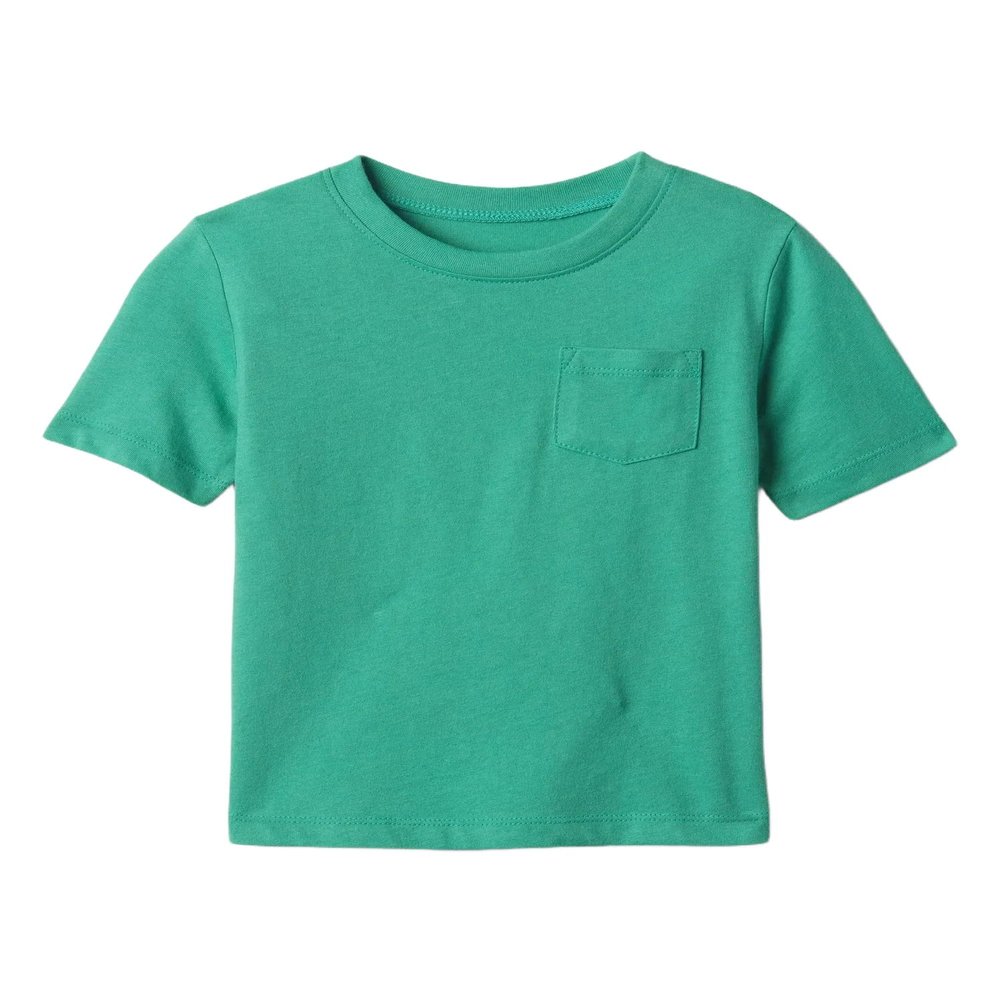 GAP Baby Boys Short Sleeve Pocket T-Shirt Bright Meadow 0-3M