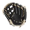 Wilson 2024 A2000 PF50SS 12.25 Outfield Baseball Glove - Left Hand Throw, Black/Blonde/White view 3