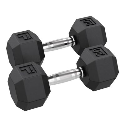 Power Systems Rubber Hex Dumbbells (40)