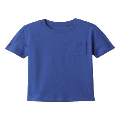 GAP Baby Boys Short Sleeve Pocket T-Shirt Matisse Blue 0-3M
