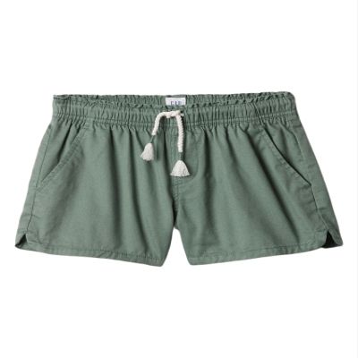 GAP Girls Woven Pull On Shorts Laurel Wreath Grn XS