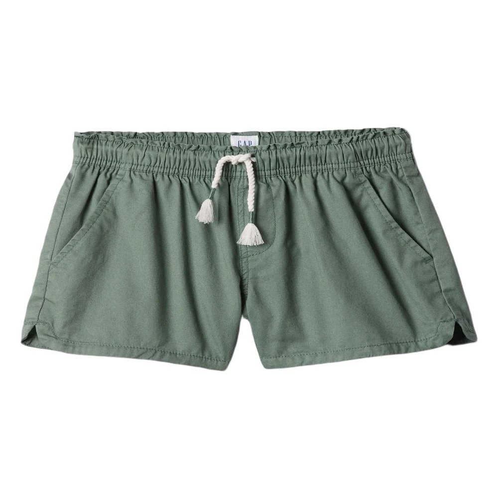GAP Girls Woven Pull On Shorts Laurel Wreath Grn XS