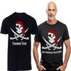 Ann Arbor T-shirt Co. Customized Jolly Roger Pirate Flag | Skull & Crossbones Caribbean Cruise Costume Unisex T-Shirt-(Adult,M) view 3