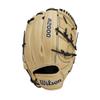 Wilson 2024 A2000 B2 12 Pitchers Baseball Glove - Left Hand Throw,Blonde/Black view 2
