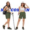 MAGCOMSEN Lightweight Shorts for Women Hiking Golf Shorts Ladies 2025 Summer Casual Travel Cargo Shorts Army Green, M view 4