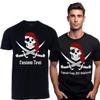 Ann Arbor T-shirt Co. Customized Jolly Roger Pirate Flag | Skull & Crossbones Caribbean Cruise Costume Unisex T-Shirt-(Adult,2XL) view 4