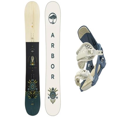 Arbor Womens Camber Premium Complete Snowboard (144)