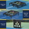 PIQL Pro Pickleball Target Net - Pickle Ball Training Aid and Social Games Pickle Ball Practice Equipment, Target System, Dink Pad Practice, Drive and Drop Shot Trainer, Pickleball Gift view 2