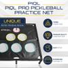 PIQL Pro Pickleball Target Net - Pickle Ball Training Aid and Social Games Pickle Ball Practice Equipment, Target System, Dink Pad Practice, Drive and Drop Shot Trainer, Pickleball Gift view 3