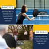 PIQL Pro Pickleball Target Net - Pickle Ball Training Aid and Social Games Pickle Ball Practice Equipment, Target System, Dink Pad Practice, Drive and Drop Shot Trainer, Pickleball Gift view 4