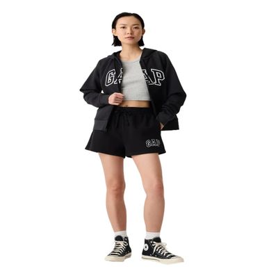 GAP Womens Logo Short True Black XS