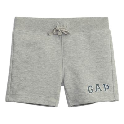 GAP Baby Boys Logo Short Charcoal HTHR Grey 0-3M