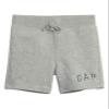 GAP Baby Boys Logo Short Charcoal HTHR Grey 0-3M view 1