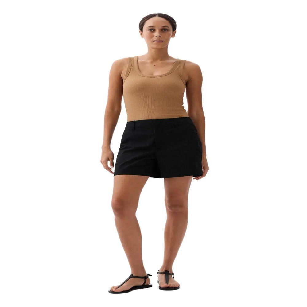 GAP Womens Downtown Khaki Short True Black 2