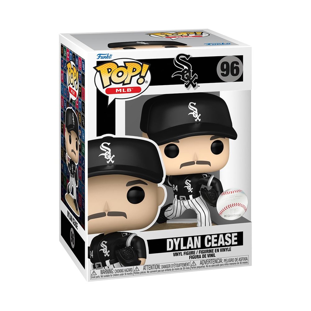 Funko POP! MLB: White Sox  Dylan Cease - Collectable Vinyl Figure - Gift Idea - Official Merchandise - for Kids & Adults - Sports Fans - Model Figure for Collectors and Display