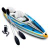 Sunlite Sports 2-Person Inflatable Kayak with Aluminum Oars (136" x 33"), High Output Air Pump and Storage Bag, Double Tandem Kayak for Adults, Two Person Canoe and Kayak, Good for Lakes and Rivers view 1