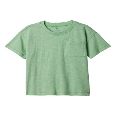 GAP Baby Boys Short Sleeve Pocket T-Shirt Meadow Green 0-3M