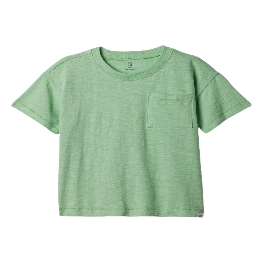 GAP Baby Boys Short Sleeve Pocket T-Shirt Meadow Green 0-3M
