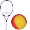 Babolat B'Fly Girl's 21" Junior Tennis Racquet Bundled with 3 Red Foam Kids' Teaching Balls view 1
