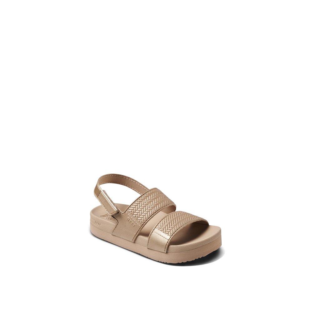 Reef Toddler/Little Kid Water Vista Platform Sandal, Water Friendly, Adjustable Strap, Golden Hour, 7